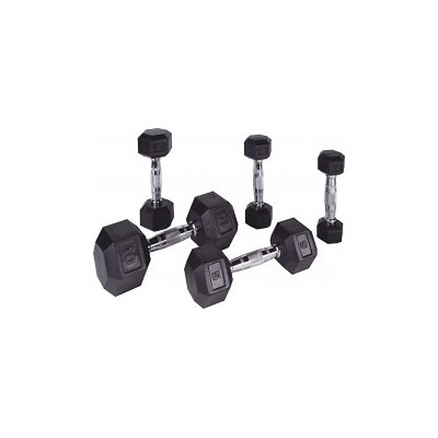 -blank-brand- 17.5kg Rubber Hexagonal Dumbells (Pair) (17.5kg Rubber Hex Dumbells)