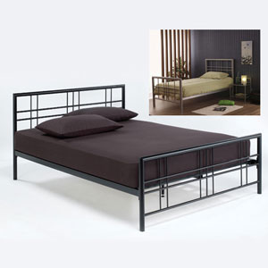 , Metro, 3FT Single Metal Bedstead