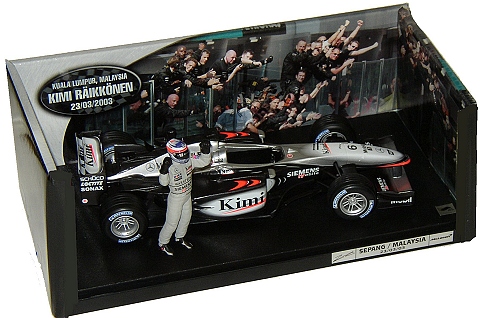 1:18 Scale Mclaren MP4/17D Kimi 1st Win - K. Raikkonen