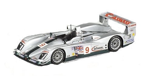 1:43 Minichamps Audi R8 Sebring 12 hour 2003 - Salo/Kane/McCarthy