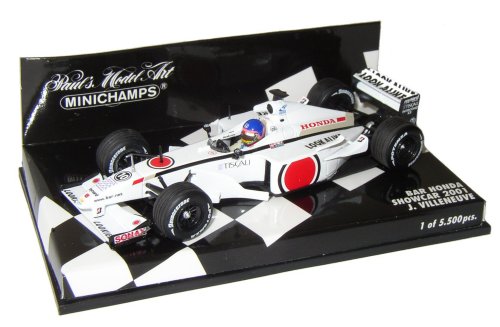 1:43 Minichamps BAR Showcar 2001 - Ltd Ed 5-500 pcs - J.Villeneuve