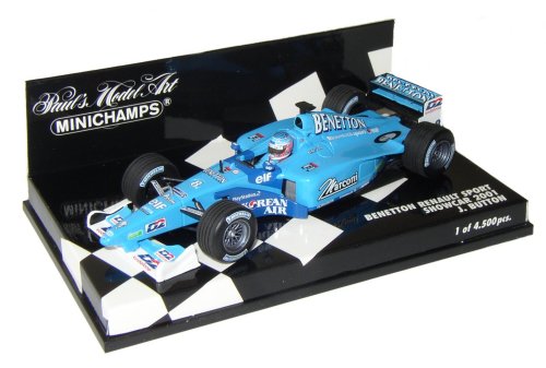 1-43 Scale 1:43 Minichamps Benetton Renault Sport 2001 Showcar - Jenson Button