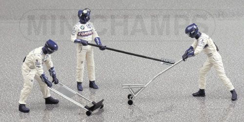 1:43 Minichamps BMW Williams Jack Set