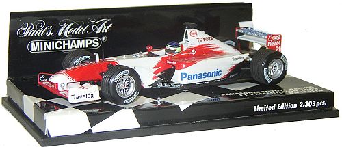 1-43 Scale 1:43 Minichamps Toyota Panasonic Presentation Car 2003 - Christiano De Matta