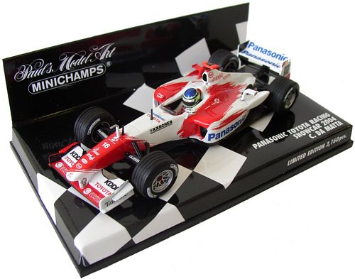 1:43 Minichamps Toyota Racing 2004 Showcar - C. Da Matta Limited Edition