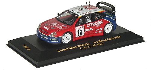 1-43 Scale 1:43 Scale Citroen Xsara WRC #19