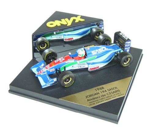 1-43 Scale 1:43 Scale Jordan 194 Sasol (Black Air Box) - Andrea De Cesaris