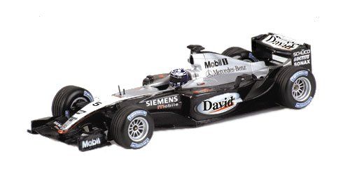 1:43 Scale McLaren Mercedes MP4/18 Test Car - D. Coulthard