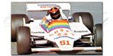 1:43 Scale Williams Ford FW07 RAM/Rainbow - Jeans K.Cogan -