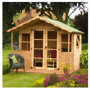 x 8 Summerhouse with Veranda with installation