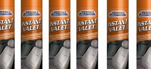 151 6 x Instant Valet, car valeting, upholstery caleaner, 300ml