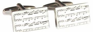 Classical Sheet Music Cufflinks