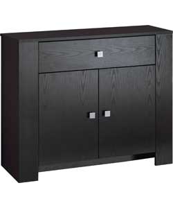 Door Sideboard - Black Ash Wood Effect