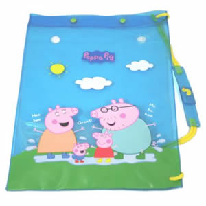 Peppa Pig Blue Bikes Swimbag