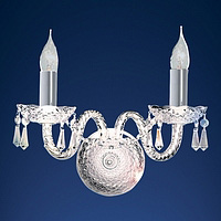 2 - Polished Chrome Wall Light