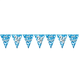 Birthday Bunting - Blue