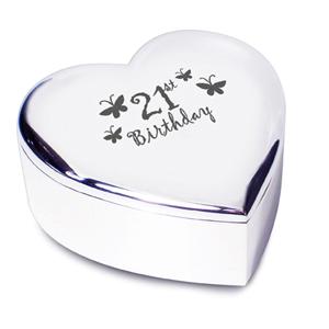 21st Butterflies Heart Trinket