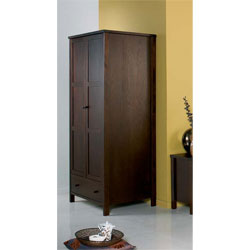25967 Bentley Designs - Atlantis Dark  2 Door Wardrobe