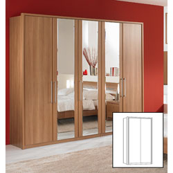 26003 Wiemann - Campina  2 Door Wardrobe (Mirror