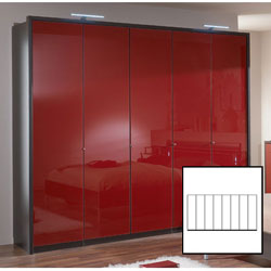 Wiemann - Dublin Red  8 Door Wardrobe