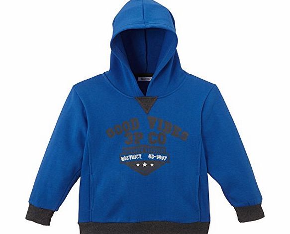 3 Pommes 3Pommes Boys Sweatshirt, Royal Blue, 4 Years