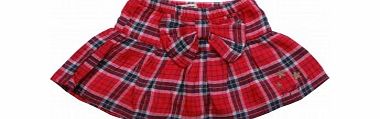 3 Pommes Toddler Girls Check Skirt L14/D10