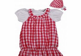 3 Pommes Toddler Girls Gingham Tunic Set L2/E16