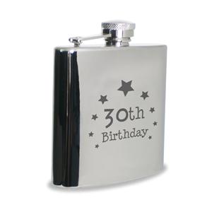 30th Birthday Hipflask