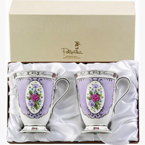 30th Pearl Wedding Anniversary Beaker Set