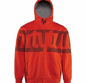 32 Thirty Two Stamped Tech Zip Fleece - Tangerine