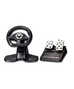 4 GAMERS 10ins Racing Steering Wheel