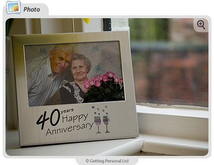 40th Anniversary Frame