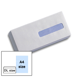 Economy Window Press Seal DL Envelopes