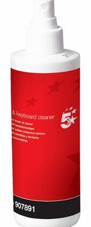 5 Star Screen and Keyboard Cleaner Pump Spray Anti-static Non-hazardous 250ml