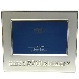 Birthday Photo Frame (Silver)