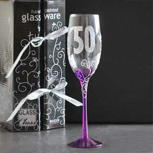 Birthday Sparkle Champagne Glass