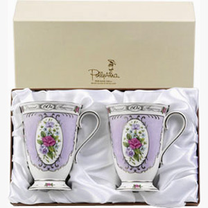 60th Diamond Wedding Anniversary Beaker Set