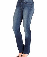 HW straight cotton blend blue jeans