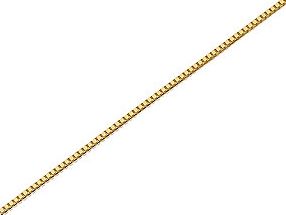 1mm Wide Venetian Box Chain 18`` -