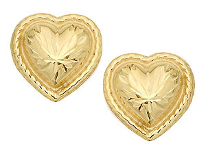 Heart Earrings 11mm - 070173