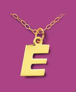 Initial E Pendant