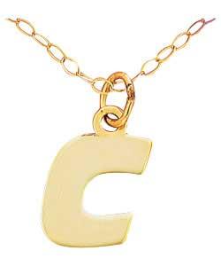 Initial Pendant - Letter C