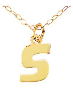 Initial Pendant - Letter S