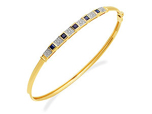 Sapphire and Diamond Bangle 046289