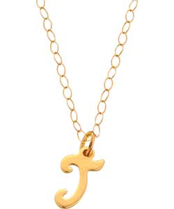 Scroll Initial Pendant - Letter J