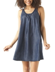 denim effect dress