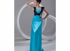 A-line Sweetheart Pleat Beading Floor-length