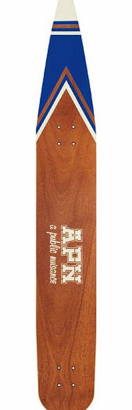 A Public Nuisance Cruiser Longboard Deck Blue -