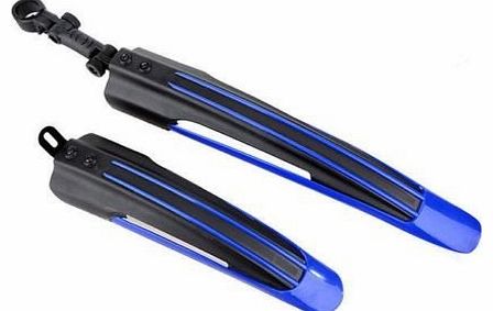 Coco Digital Bike Bicycle Cycling Front Rear Mud Guard Mudguard Tire Fender-Blue