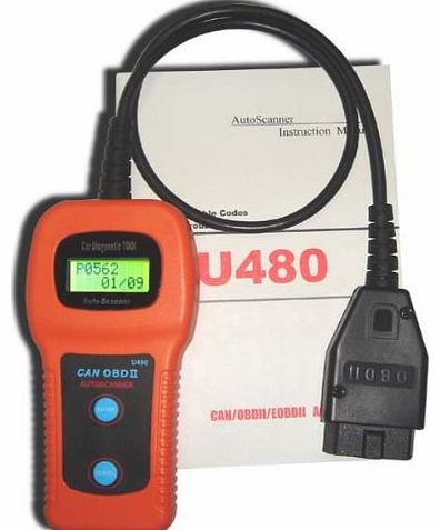 A-szcxtop(TM) U480 OBD2 EOBD CAN BUS Diagnose Diagnostic Code Scanner U480